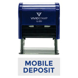 MOBILE DEPOSIT Self-Inking Office Rubber Stamp