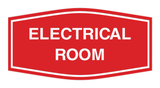 Fancy Electrical Room Sign