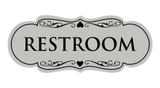 Designer Restroom Sign