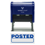 Basic Posted Self-Inking Office Rubber Stamp
