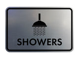 Classic Framed Showers Wall or Door Sign