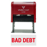 Bad Debt Self-Inking Office Rubber Stamp