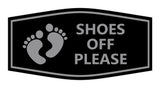 Signs ByLITA Fancy Shoes Off Please Remove Sign