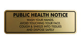 Signs ByLITA Standard Public Health Notice Wash Your Hands Sign