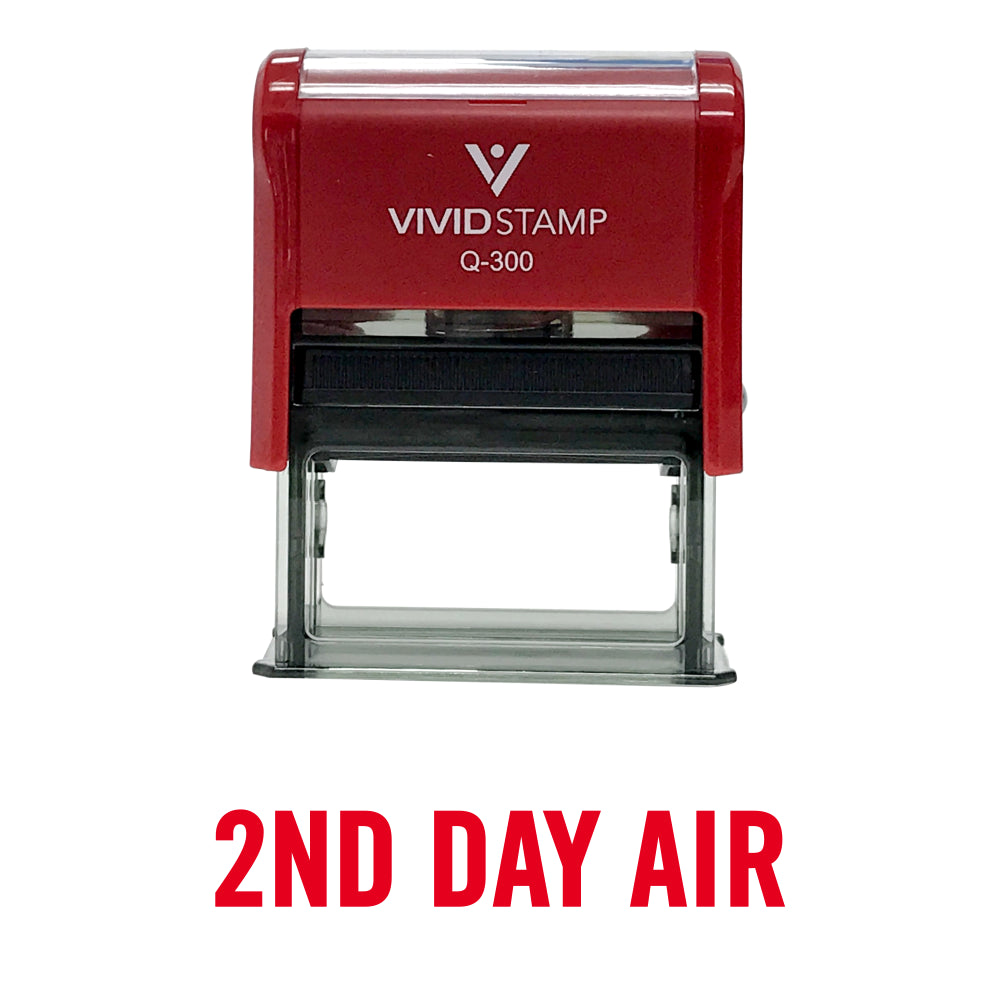 2nd Day Air Self Inking Rubber Stamp