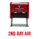 2nd Day Air Self Inking Rubber Stamp