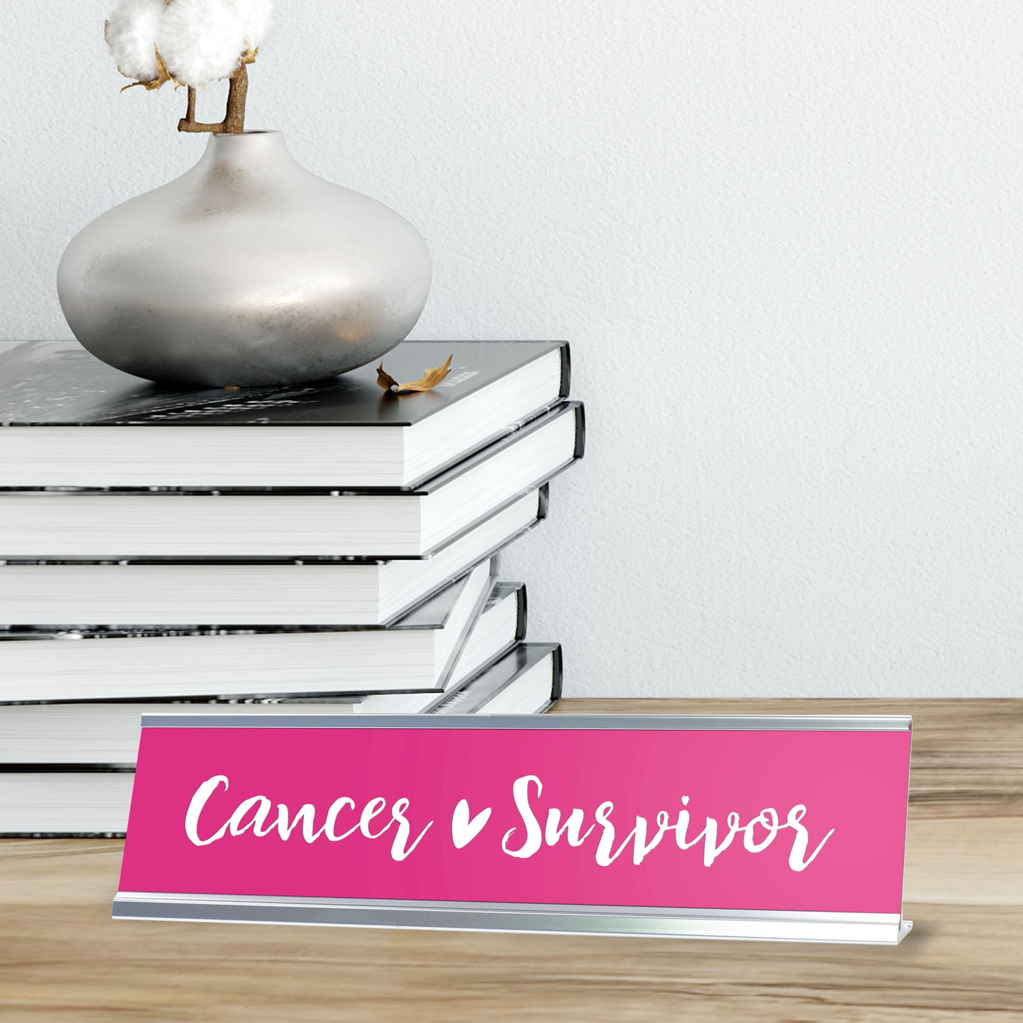 Cancer Survivor Novelty Desk Sign