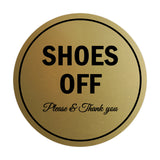 Signs ByLITA Circle Shoes off Please Thank you Sign