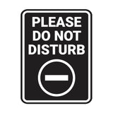 Portrait Round Please Do Not Disturb Wall or Door Sign