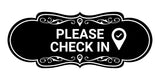 Designer Please Check In Wall or Door Sign