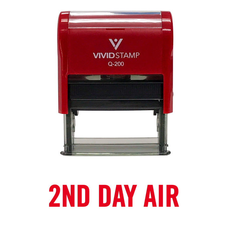 2nd Day Air Self Inking Rubber Stamp