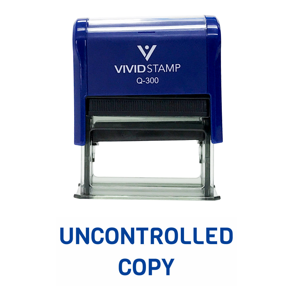 UNCONTROLLED COPY Self Inking Rubber Stamp – Pacific Sign and Stamp
