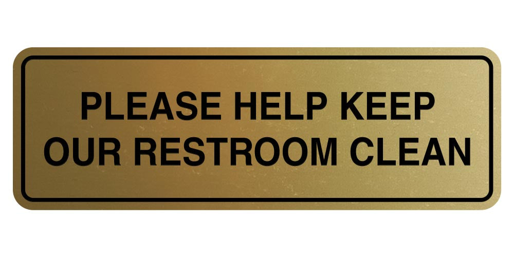 Hygiene Deep Cleaned Sign Restroom Cleaning Signs