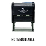 Not Negotiable Self Inking Rubber Stamp