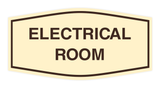 Fancy Electrical Room Sign
