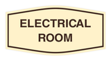 Fancy Electrical Room Sign