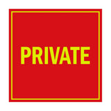 Signs ByLITA Square Private Sign