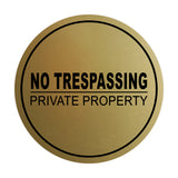 Signs ByLITA Circle No Trespassing Private Property Sign