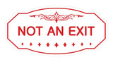 Victorian Not An Exit Sign