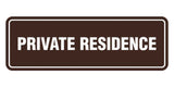 Signs ByLita Standard Private Residence Sign