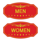 Victorian Men Women Sign Set