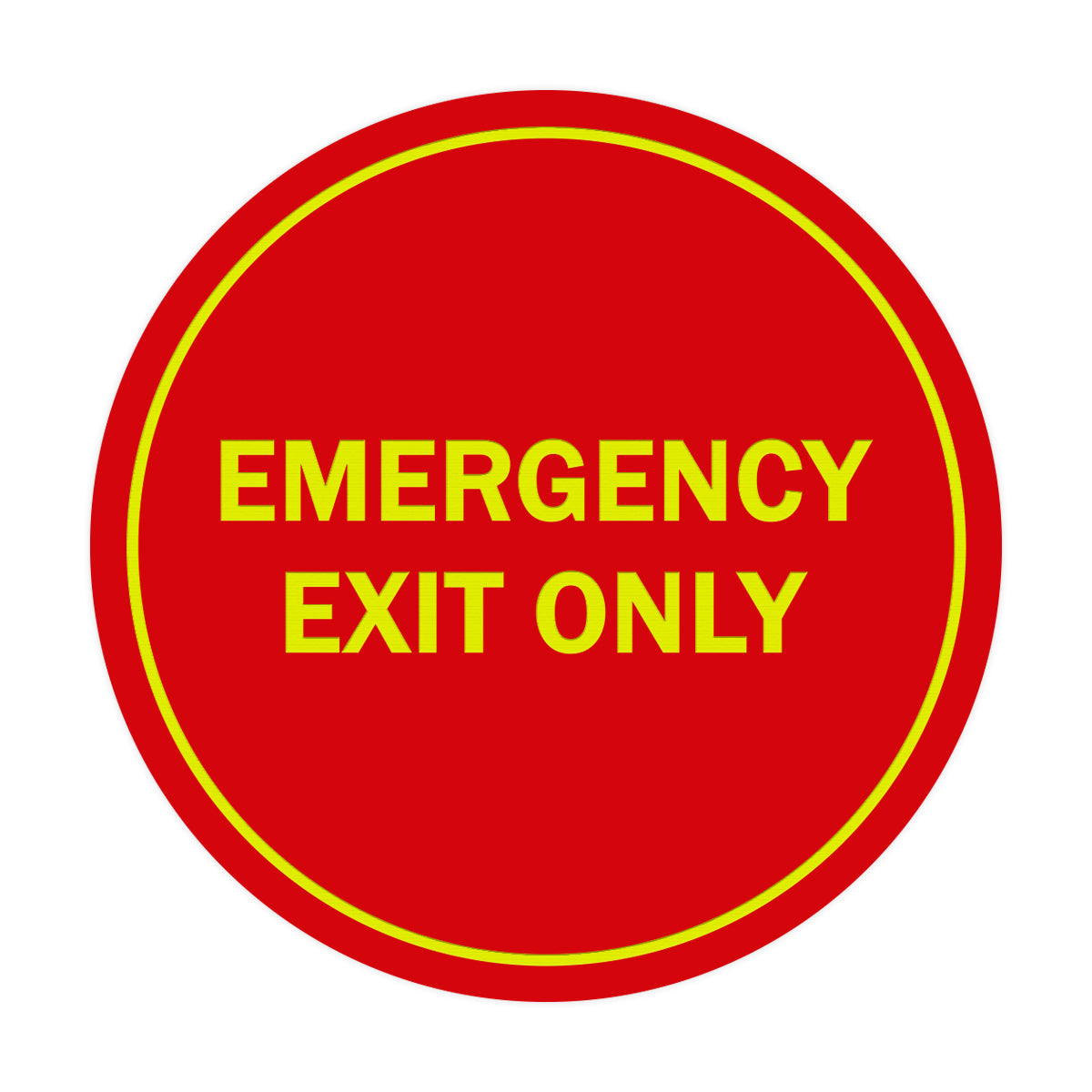 Emergency Rvp Sign Emergency Exit Only Sign