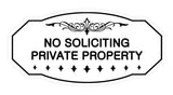 Victorian No Soliciting Private Property Sign