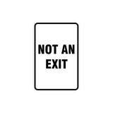 Portrait Round Not An Exit Sign