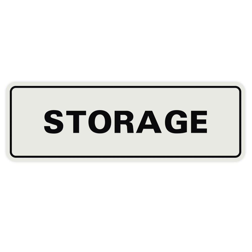 Standard Storage Sign – Pacific Sign and Stamp