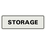 Standard Storage Sign