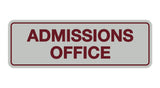 Signs ByLITA Standard Admissions Office Sign