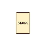 Portrait Round Stairs Sign