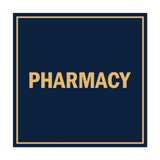 Signs ByLITA Square Pharmacy Sign with Adhesive Tape, Mounts On Any Surface, Weather Resistant, Indoor/Outdoor Use