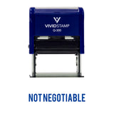 Not Negotiable Self Inking Rubber Stamp