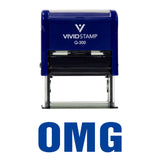 Omg Self Inking Rubber Stamp