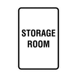 Portrait Round Storage Room Sign