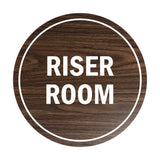 Signs ByLITA Circle Riser Room Sign