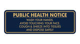 Signs ByLITA Standard Public Health Notice Wash Your Hands Sign