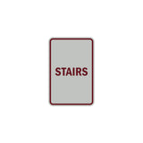 Portrait Round Stairs Sign