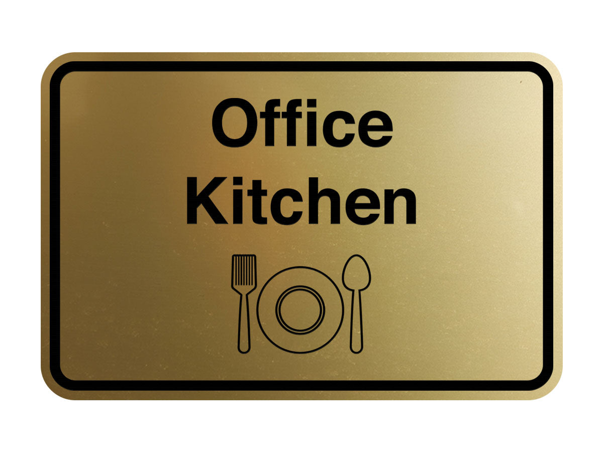 Classic Framed Office Kitchen Wall or Door Sign
