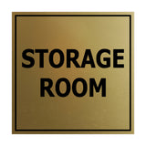 Signs ByLITA Square Storage Room Sign
