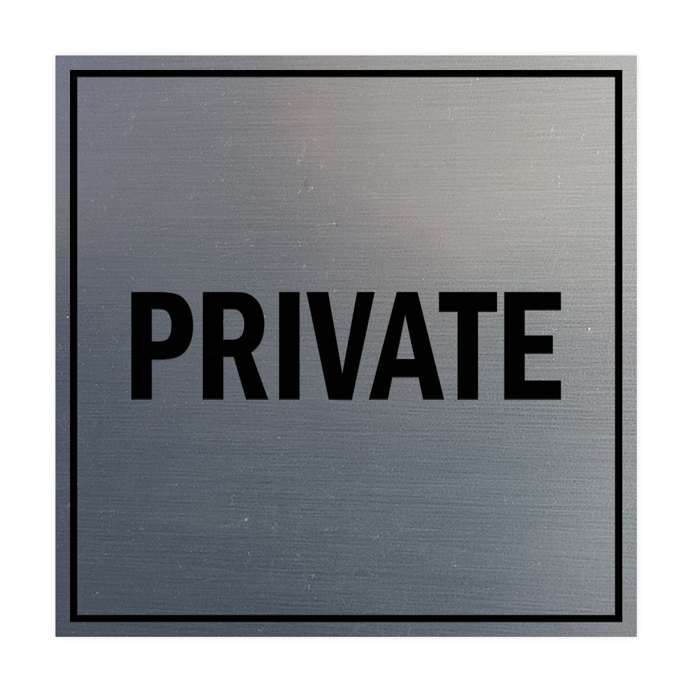 Signs ByLITA Square Private Sign – Pacific Sign and Stamp
