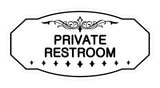 Victorian Private Restroom Sign