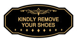 Victorian Kindly Remove Your Shoes Sign
