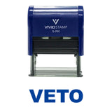 VETO Self Inking Rubber Stamp
