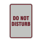 Portrait Round Do Not Disturb Sign