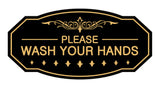 Victorian Please Wash Your Hands Sign