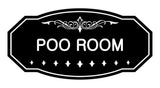 Victorian Poo Room Sign