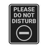 Portrait Round Please Do Not Disturb Wall or Door Sign