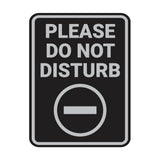 Portrait Round Please Do Not Disturb Wall or Door Sign